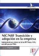 NIC/NIIF transición y adopción en la empresa