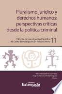 Pluralismo jurídico y derechos humanos: perspectivas críticas desde la política criminal