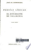 Poesias Liricas: El Estudiante de Salamanca