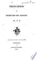 Principios de derecho de jentes. Por A. B. [identified in the introduction as Andrés Bello.]
