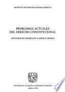 Problemas actuales del derecho constitucional