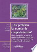 ¿Qué prohíben las normas de comportamiento? : una reflexión sobre las normas de conducta de los delitos resultativos. A la vez, un comentario crítico a la teoría analítica de la imputación