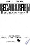 Recabarren, escritos de prensa: 1898-1905