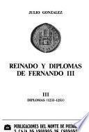 Reinado y diplomas de Fernando III