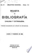 Revista de bibliografía chilena y extranjera