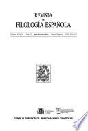 Revista de filología española