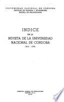 Revista de la Universidad Nacional de Cordoba