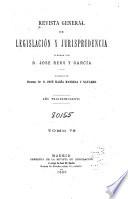 Revista general de legislación y jurisprudencia