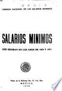 Salarios mínimos