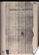 Segundo censo de la República Argentina Mayo 10 de 1895...