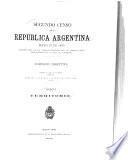 Segundo censo de la República argentina: pts. Teritorio