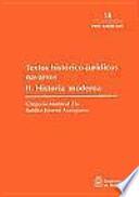 Textos histórico-jurídicos navarros: Historia moderna