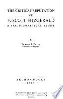 The Critical Reputation of F. Scott Fitzgerald