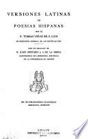 Versiones latinas de poesías hispanas