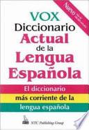 VOX diccionario actual de la lengua española